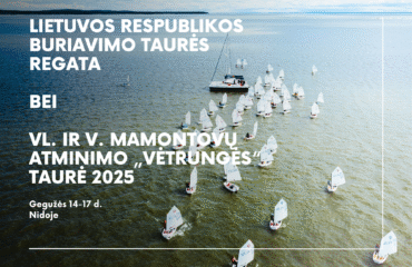 Mamontovų Taurė 2025 plakatas
