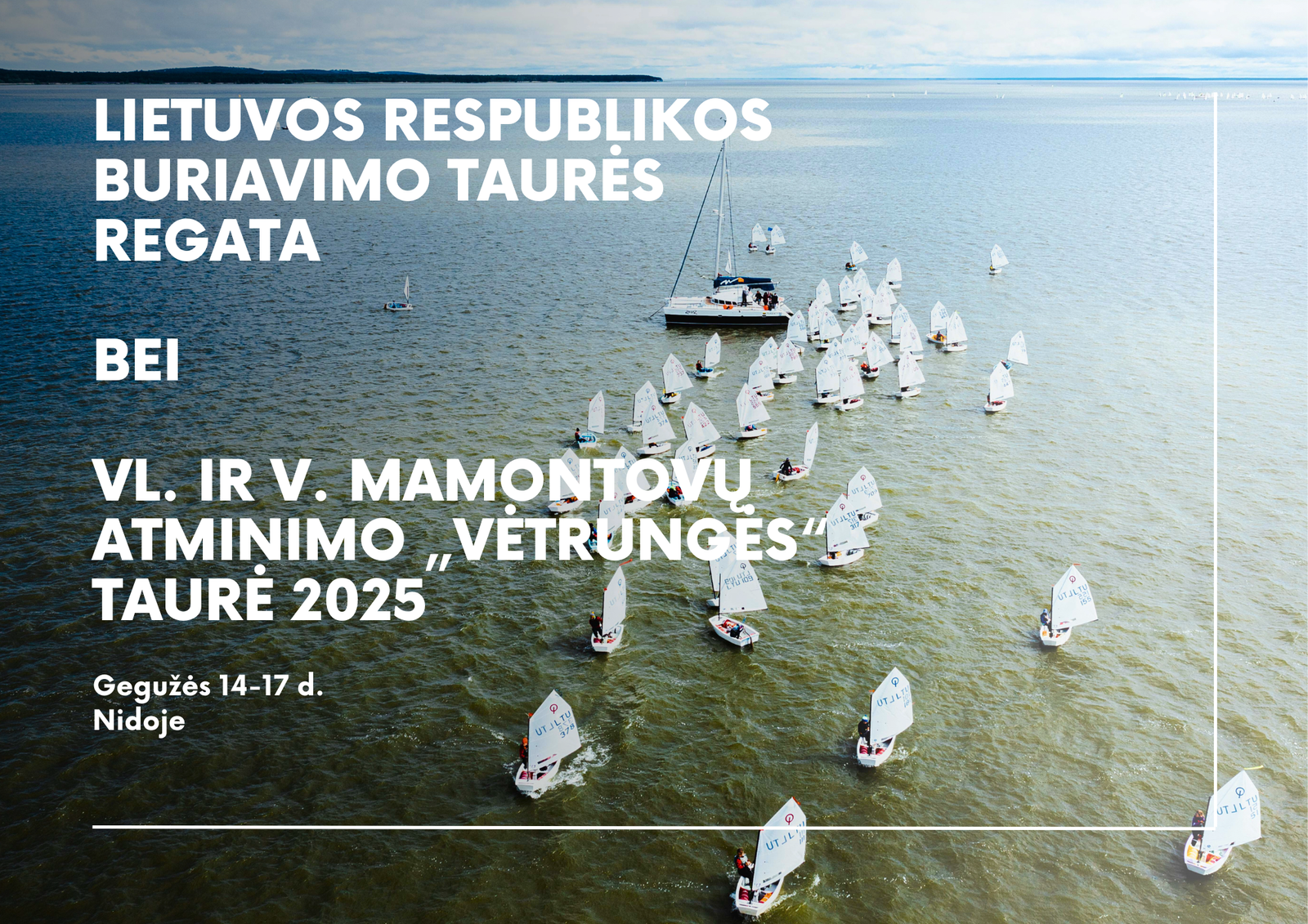 Mamontovų Taurė 2025 plakatas